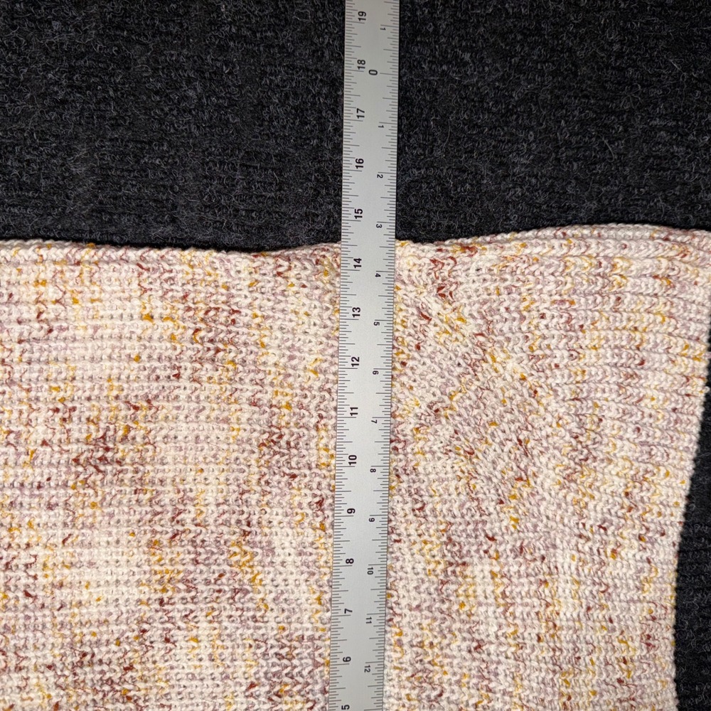 LOFT Knit Tank Top Women SP Pink Orange Excellent Marled V-Neck Petite Sweater - Picture 5 of 7